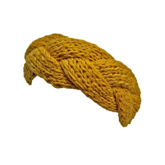 Soft Knit Braid Ear Covering Headband - Picture 1 of 6